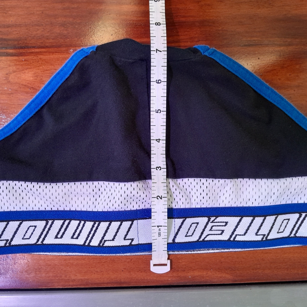 Timoteo Men's Black Brief with Gray Pouch and Blue Trim - Picture 5 of 8